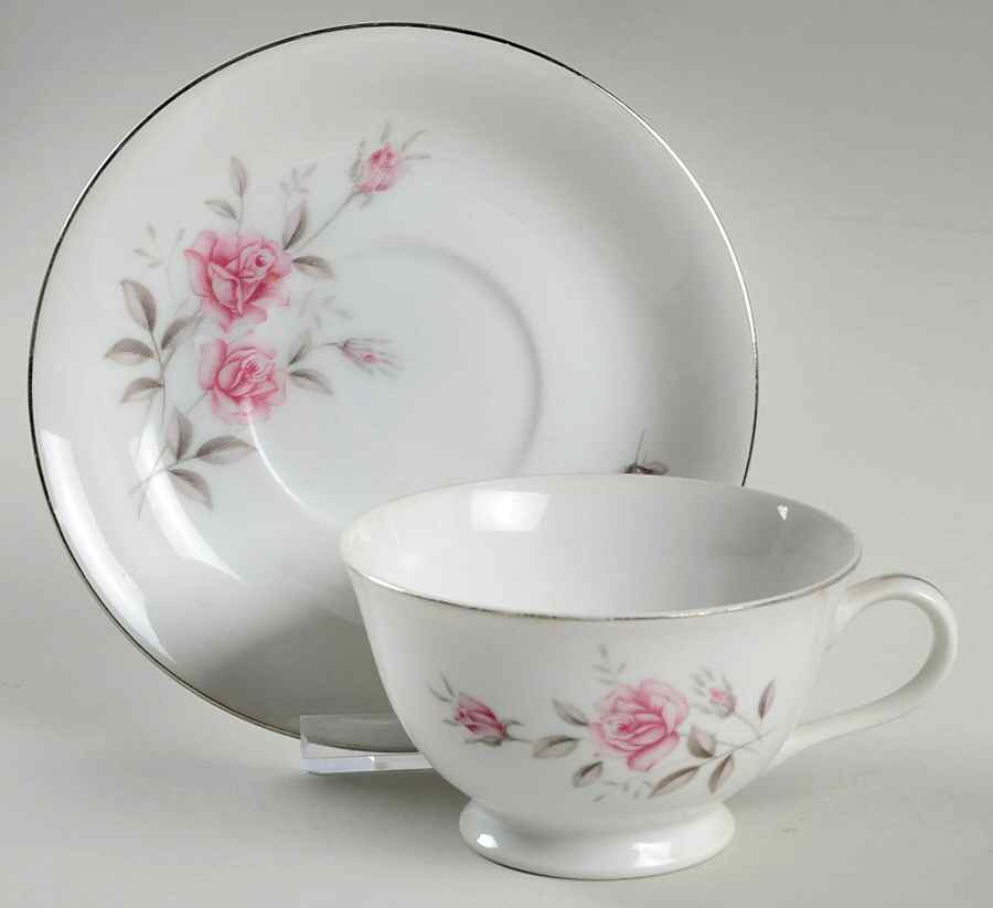Windermere Footed Cup & Saucer Set by Norleans-1