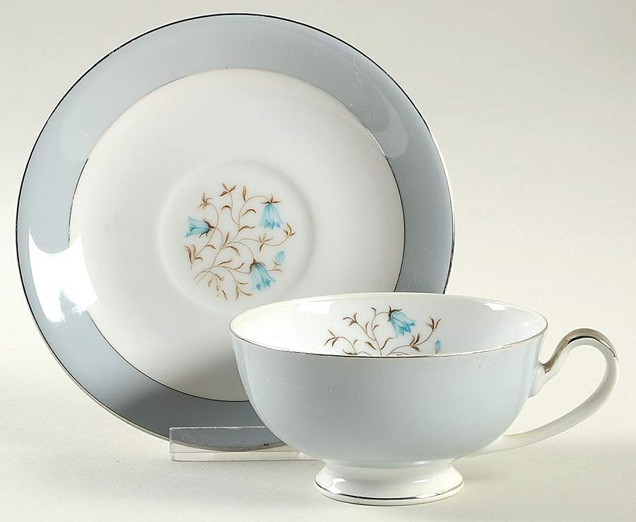 Capri Footed Cup & Saucer Set by Norcrest-1