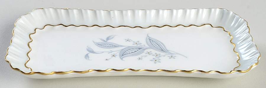 Morning Mist (Scalloped) Tray for Mini Creamer & Open Sugar by Northumbria-1