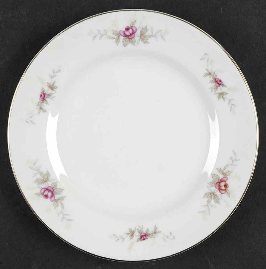 Highland Rose Bread & Butter Plate by Nasco (Japan)-1