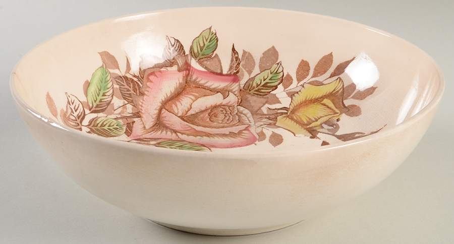 Princess Rose 10" Round Vegetable Bowl by Nasco (Japan)-1