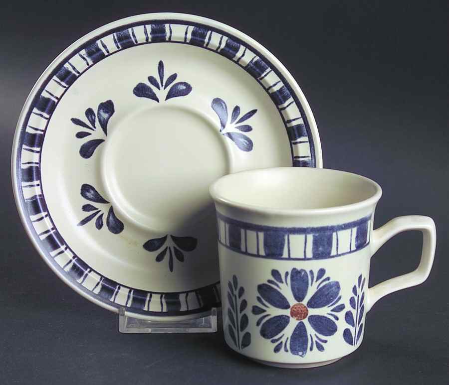 NIK50 Flat Cup & Saucer Set by Nikko-1