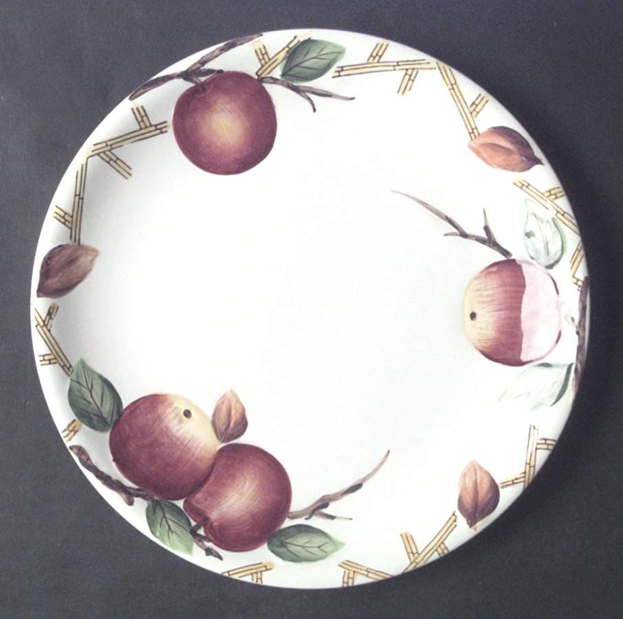 Crab Apple Dinner Plate by Nola Ware (Japan)-1