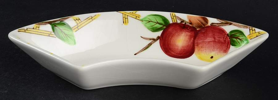 Crab Apple Lazy Susan-Side Dish by Nola Ware (Japan)-1