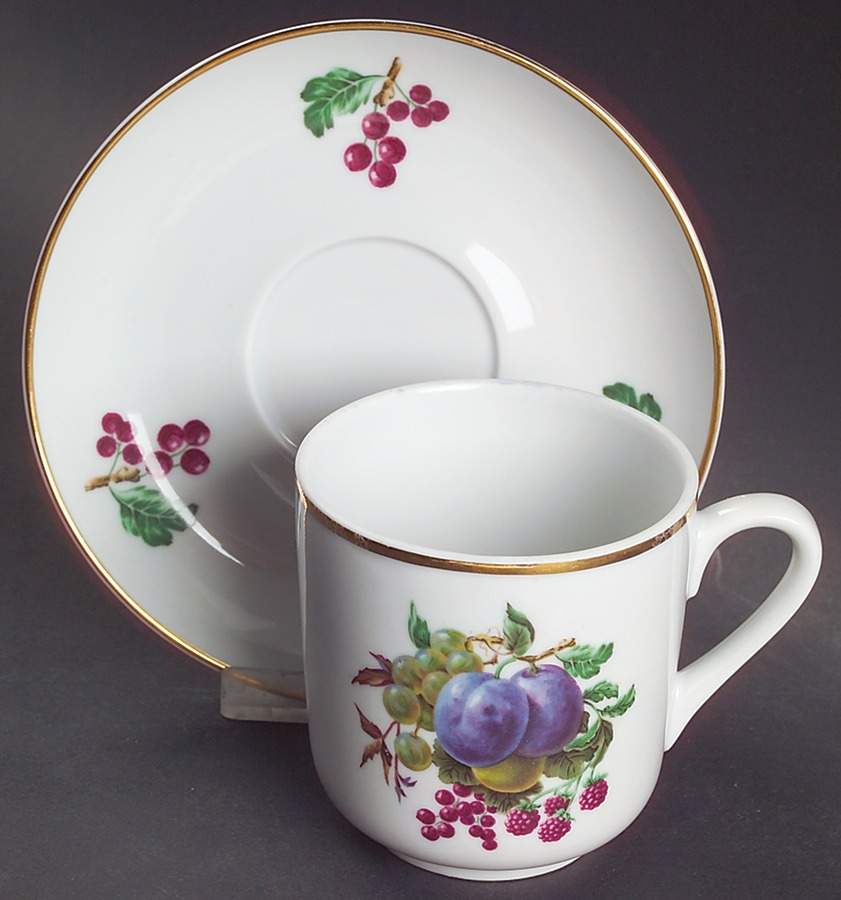 NAA3 Flat Cup & Saucer Set by Naaman Israel-1