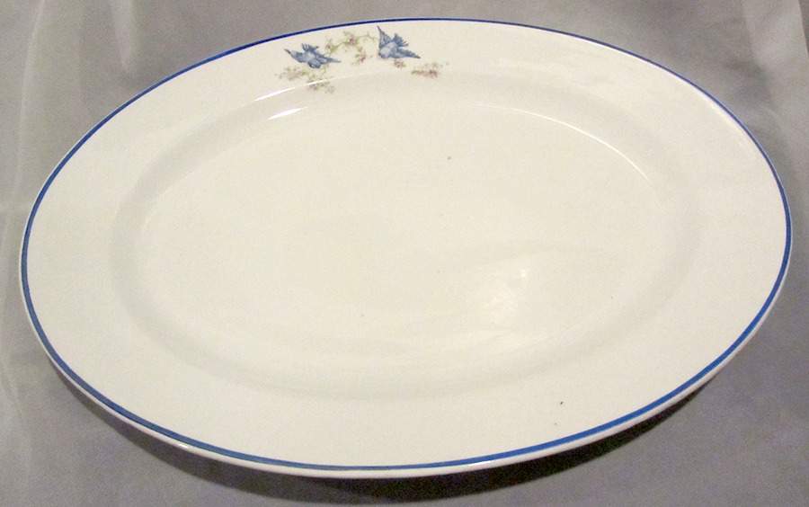 NAI14 17" Oval Serving Platter by National China (USA)-1