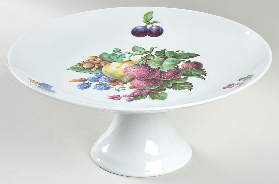 NAA4 Footed Cake Plate by Naaman Israel-1