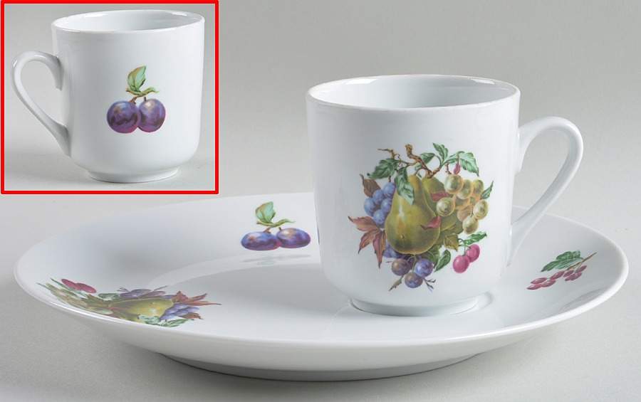 NAA4 Snack Plate & Cup Set by Naaman Israel-1