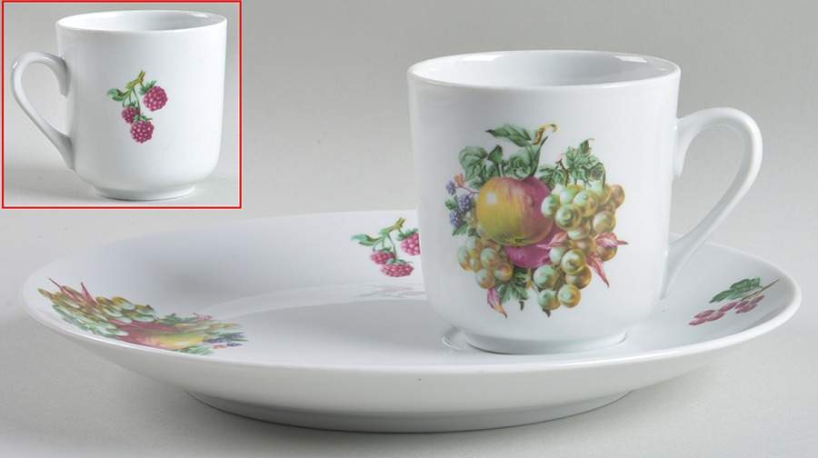 NAA4 Snack Plate & Cup Set by Naaman Israel-1