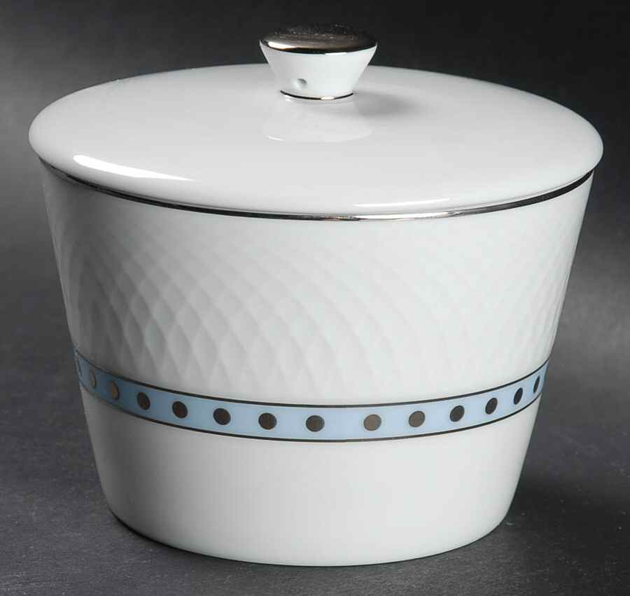 Aquarius Sugar Bowl & Lid by Nikko-1