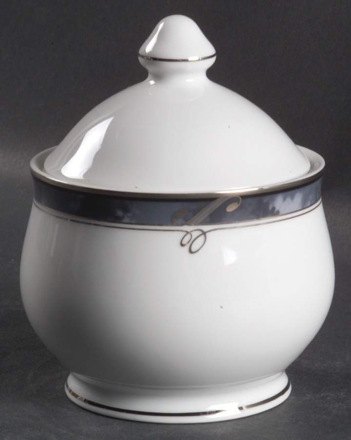 Moonstone Sugar Bowl & Lid by Nikko-1