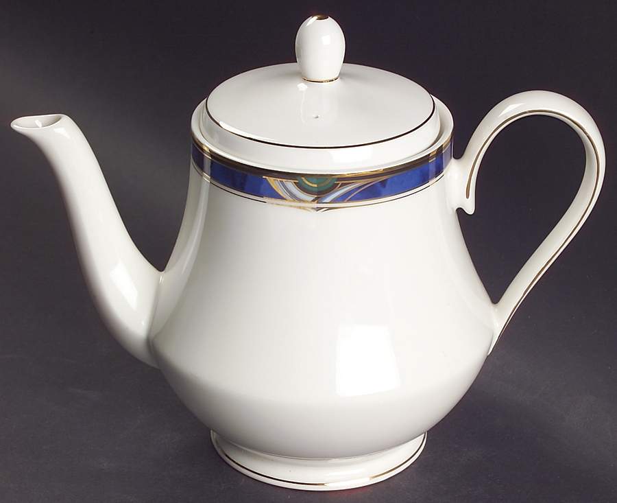 Metropolis Teapot & Lid by Nikko-1