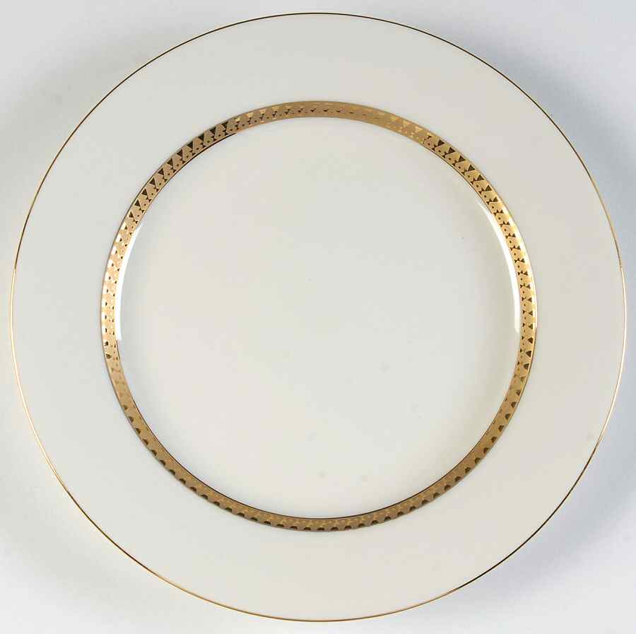 Inca Gold Salad/Dessert Plate by Nikko-1