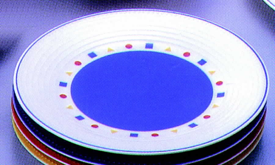 Neo Geo Salad Plate by Nikko-1