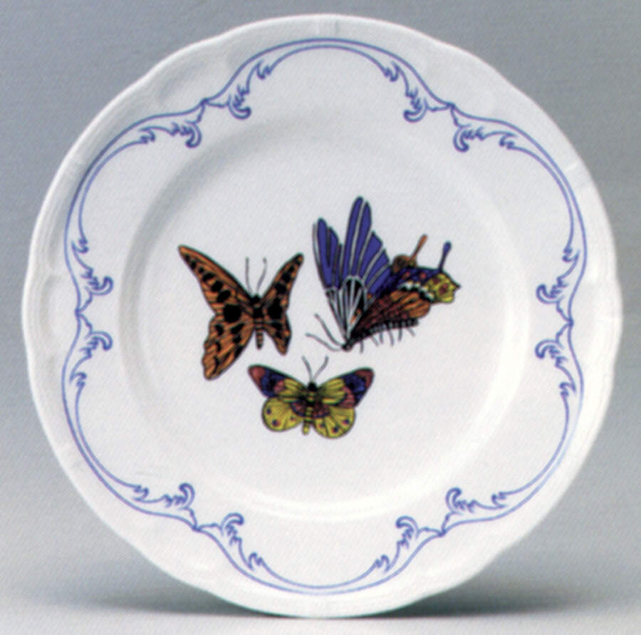 Papillon Salad Plate by Nikko-1