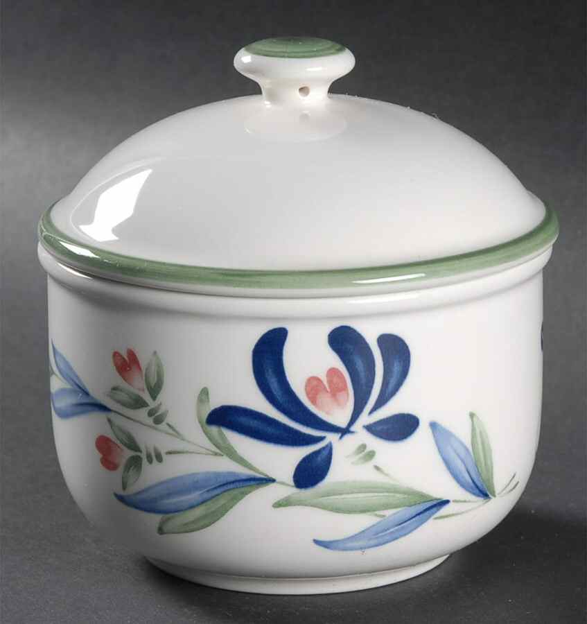 Berkshire Sugar Bowl & Lid by Nikko-1