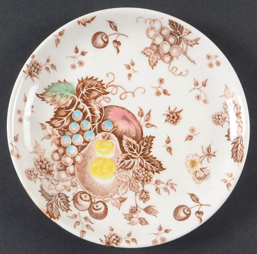 Fruit Festival Bread & Butter Plate by Nasco (Japan)-1