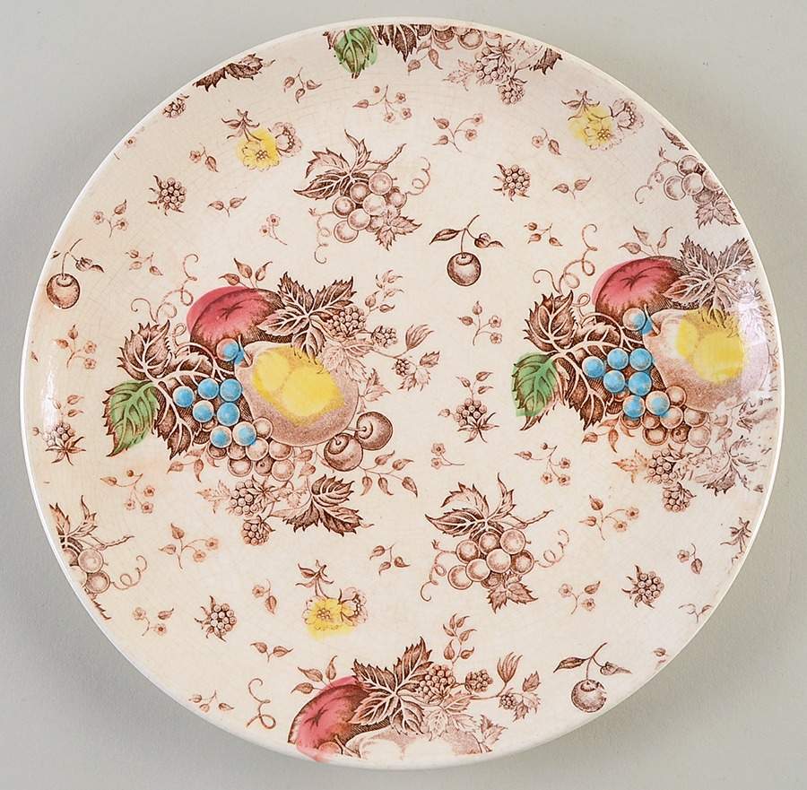Fruit Festival Luncheon Plate by Nasco (Japan)-1