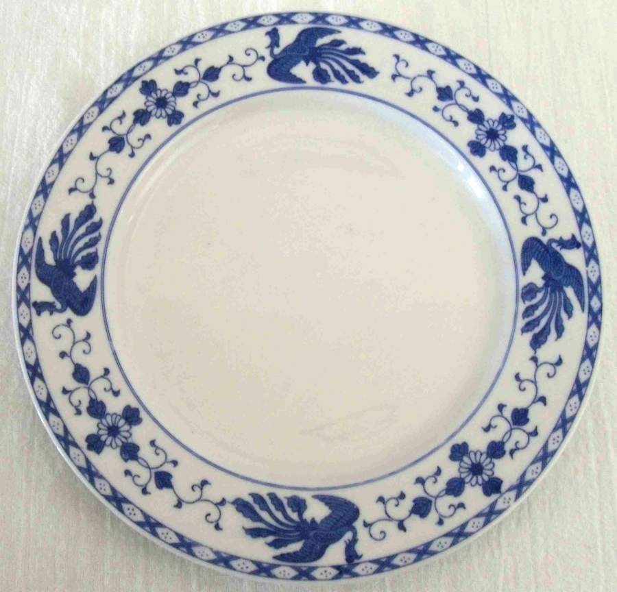 Mikado Blue Salad Plate by Tashiro Shoten Ltd-1