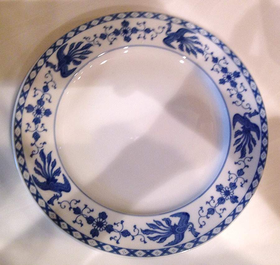 Mikado Blue Dinner Plate by Tashiro Shoten Ltd-1