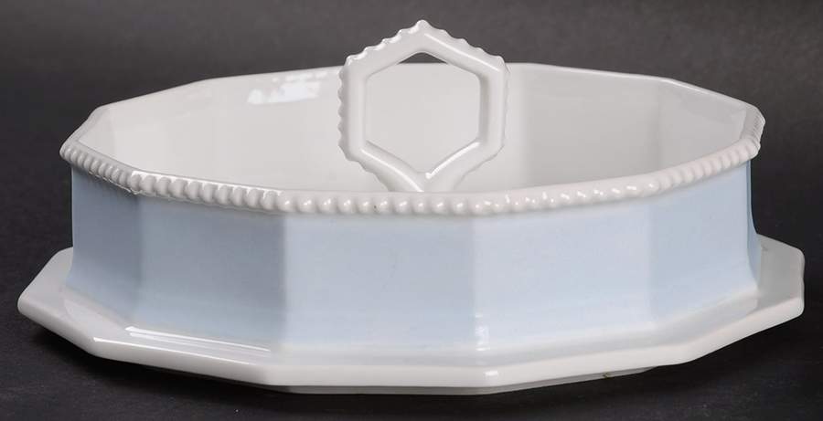 Perl Blue Bon Bon with Center Handle by Nymphenburg-1