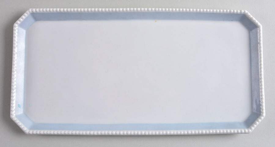 Perl Blue Tray for Creamer & Sugar with Lid by Nymphenburg-1