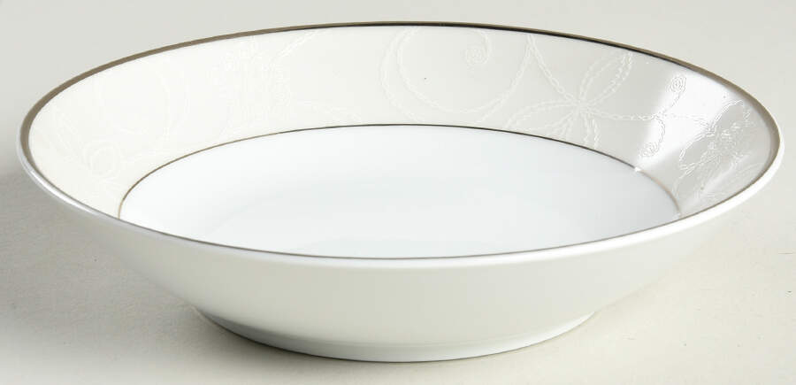 White Linen Fruit/Dessert (Sauce) Bowl by Nikko-1