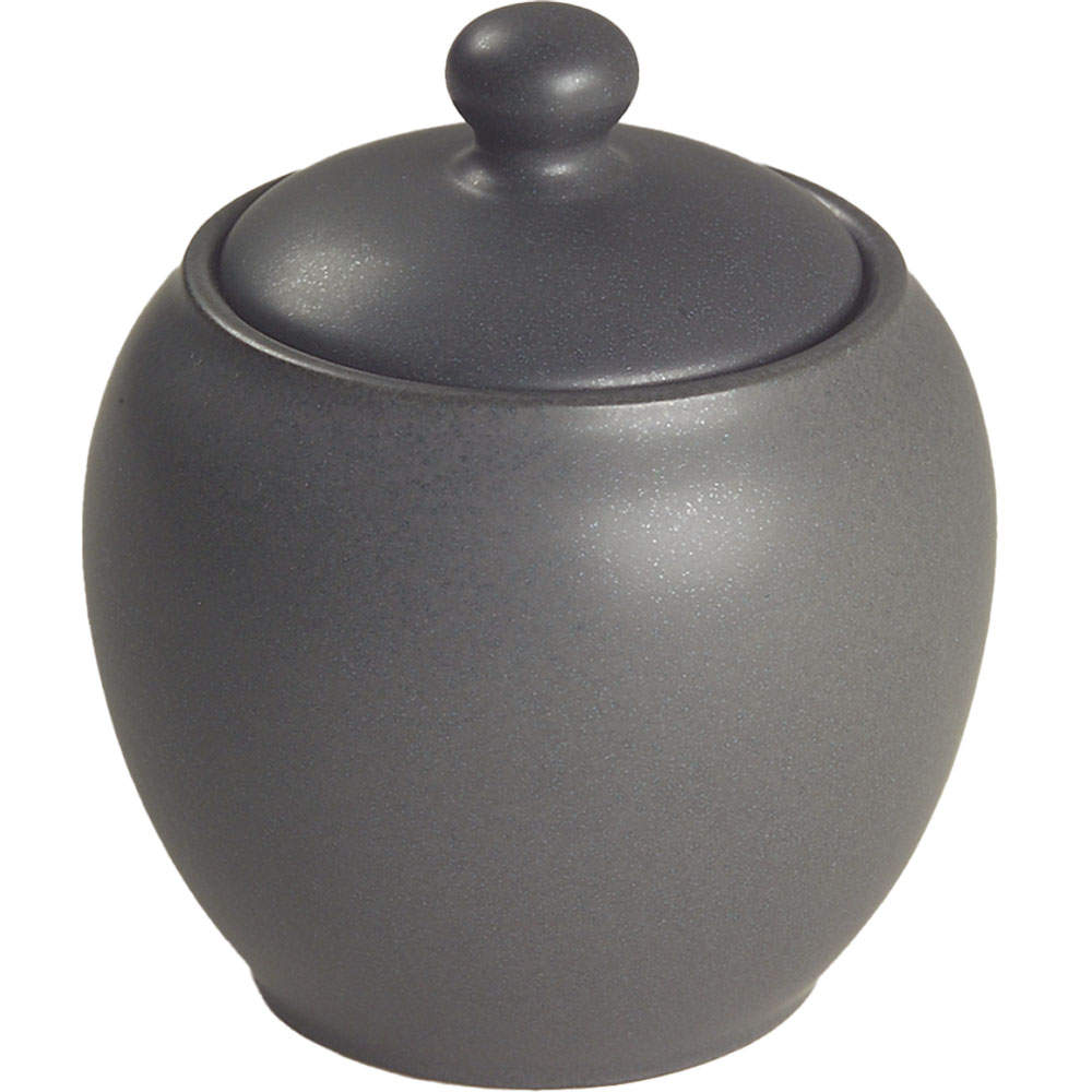 Colorwave Graphite Sugar Bowl & Lid by Noritake-1