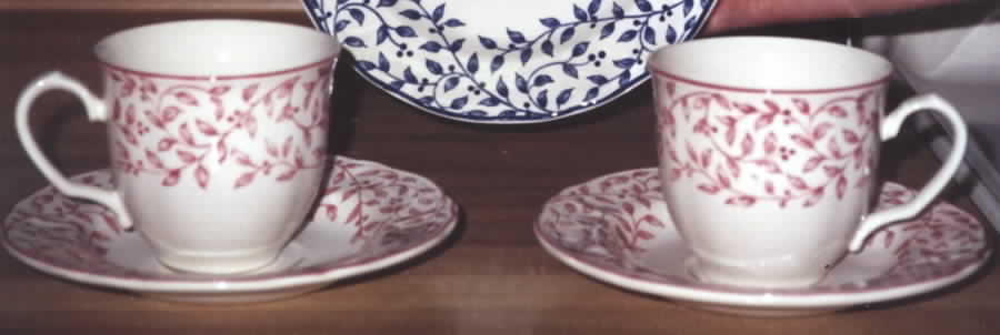 Sylvan Pink Flat Cup & Saucer Set by Nikko-1