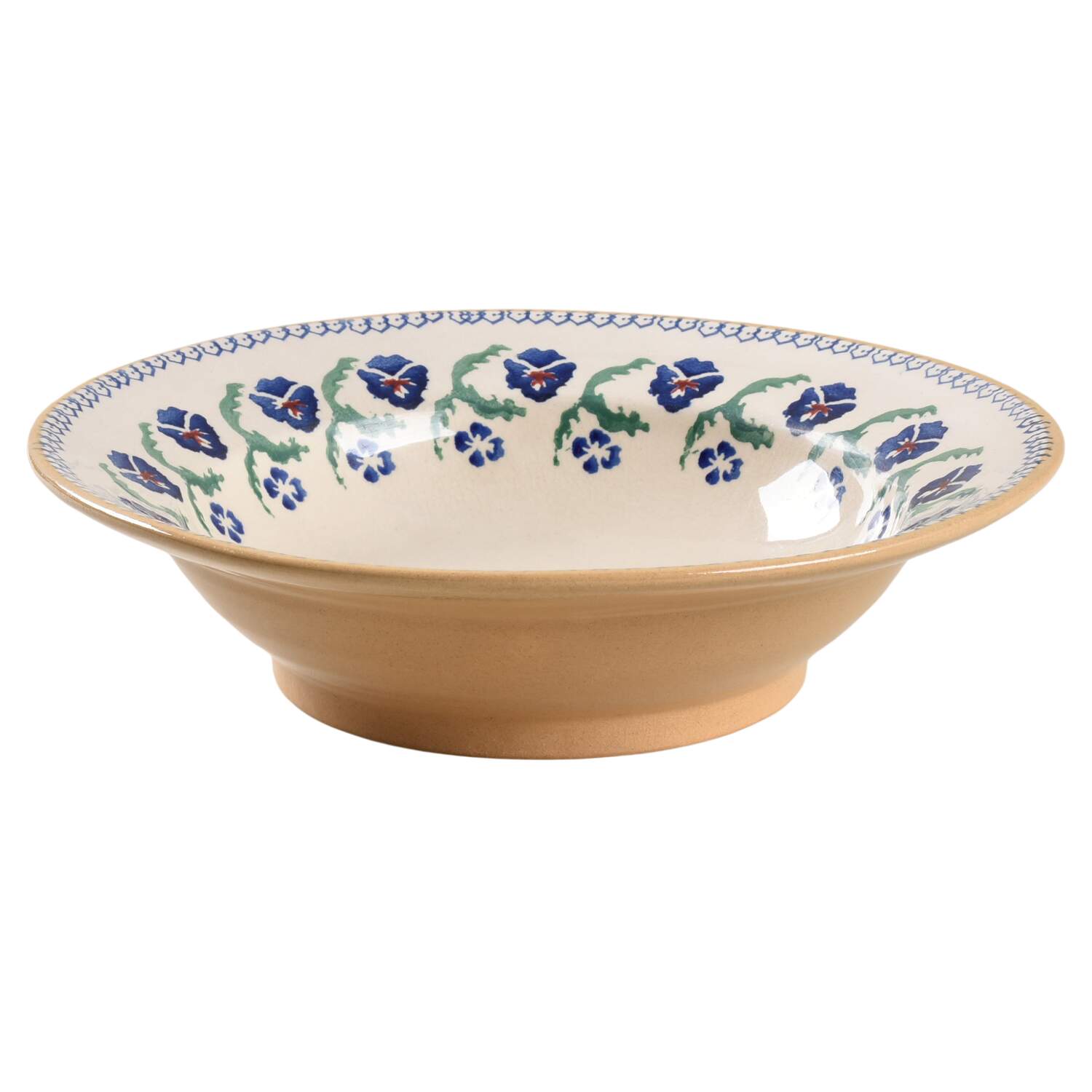 Pansy 9" Soup/Pasta Bowl by Nicholas Mosse-1