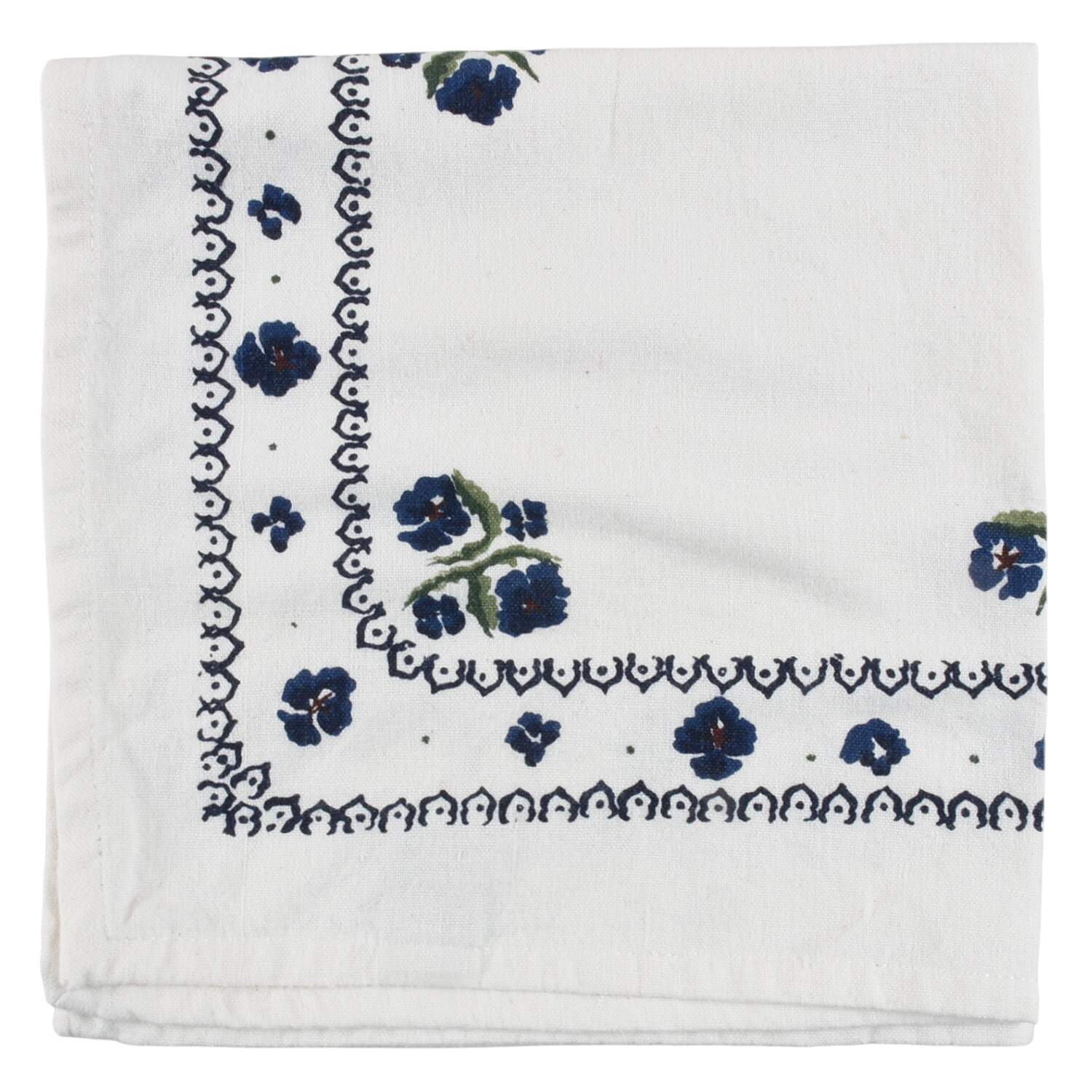 Pansy Cloth Napkin by Nicholas Mosse-1