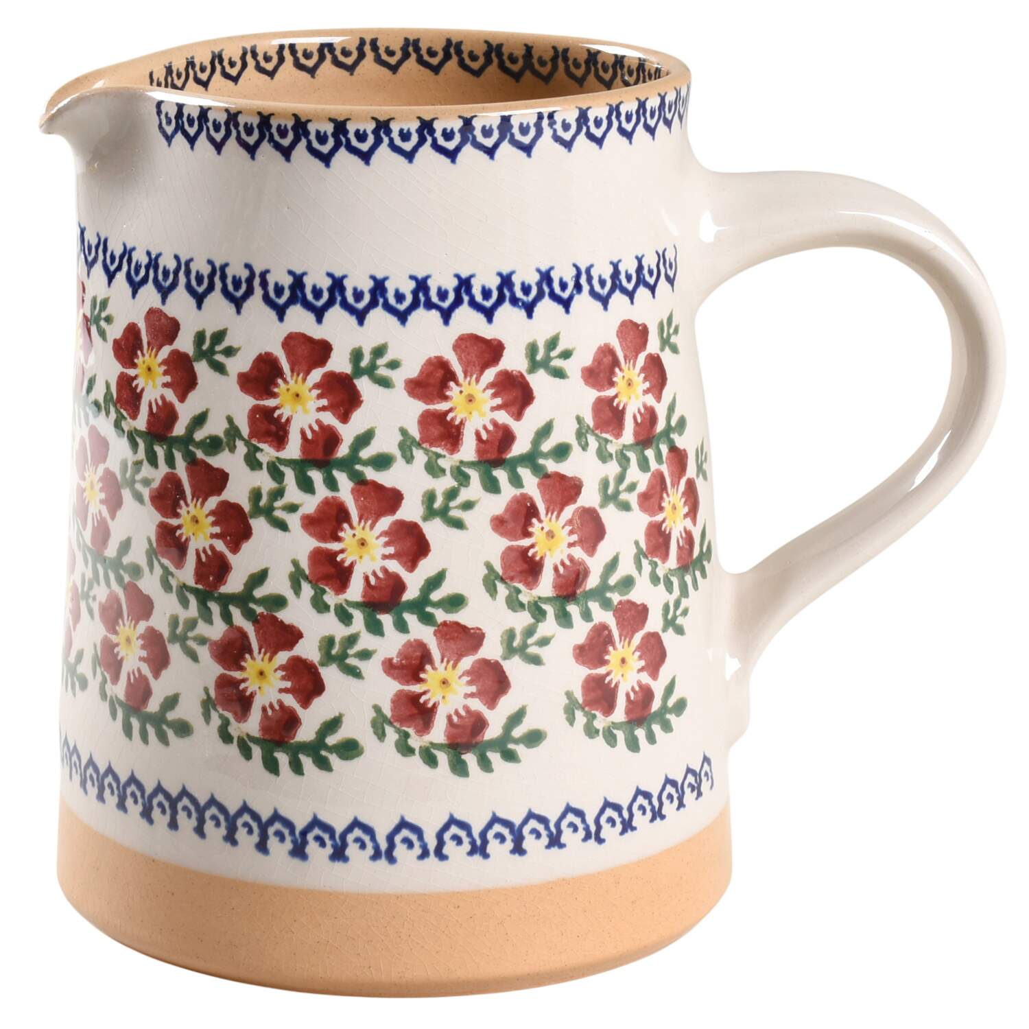 Old Rose Large Jug by Nicholas Mosse-1