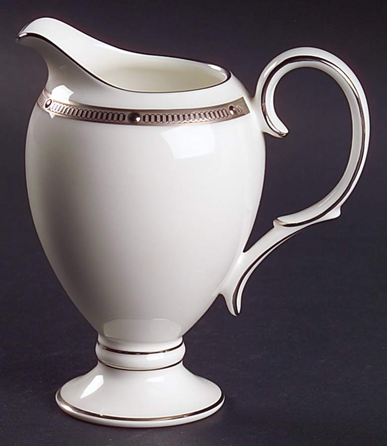 Rochelle Platinum Creamer by Noritake-1