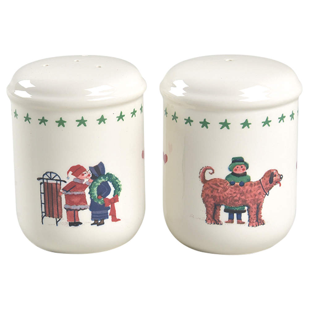Americana Christmas Salt & Pepper Set by Nikko-1
