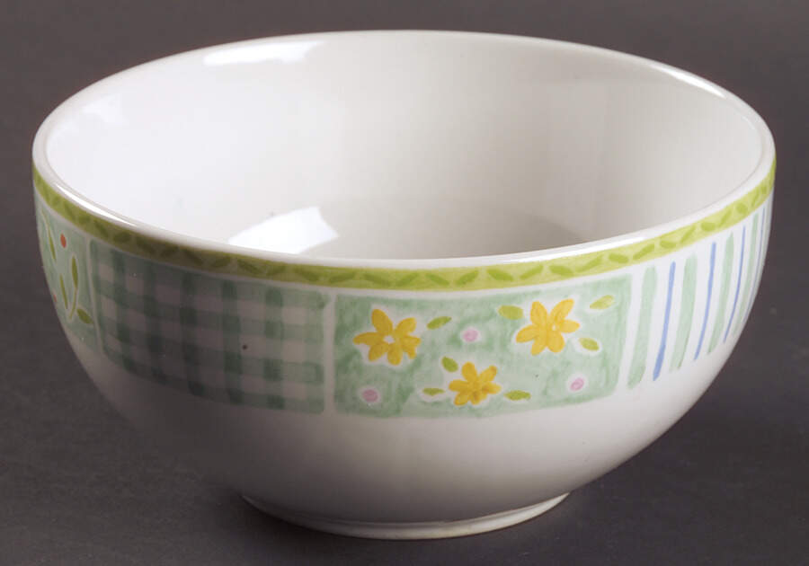 Butterfly Quilt Coupe Cereal Bowl by Noble Excellence-1