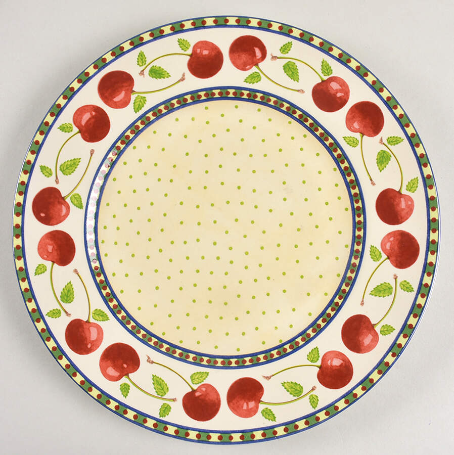 Cherries Jubilee Dinner Plate by Noble Excellence-1