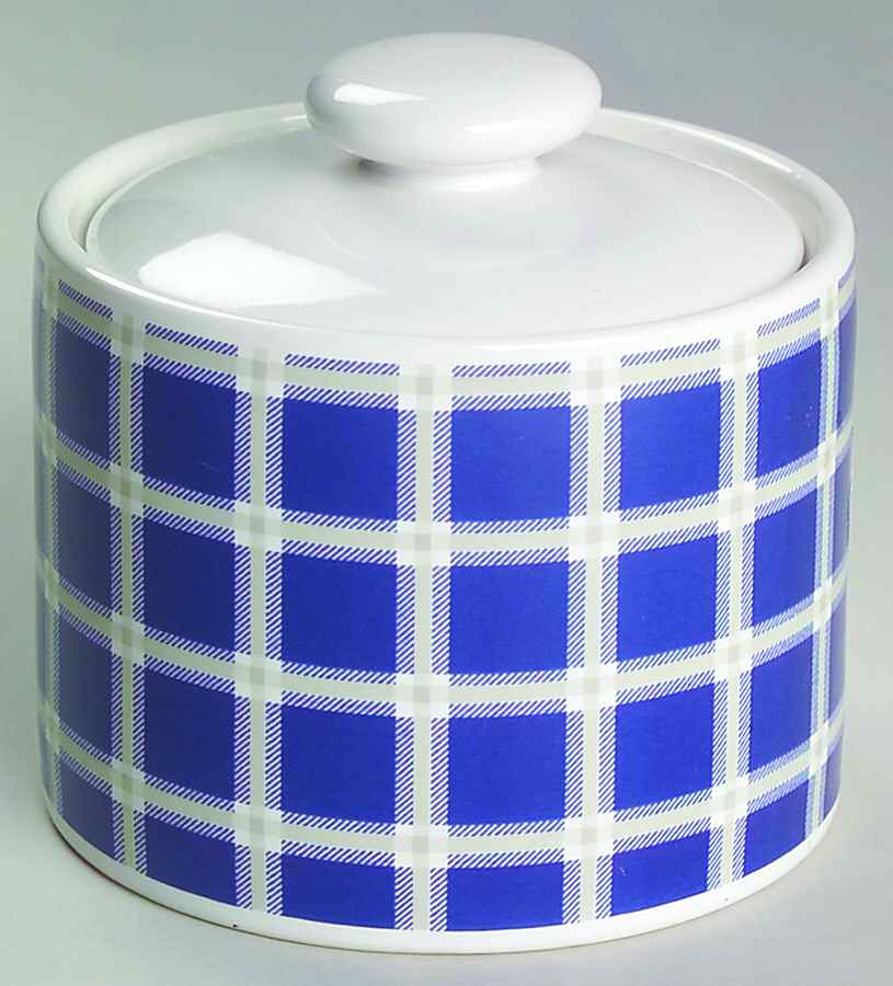 Crew Mariner Blue Sugar Bowl & Lid by Nautica-1