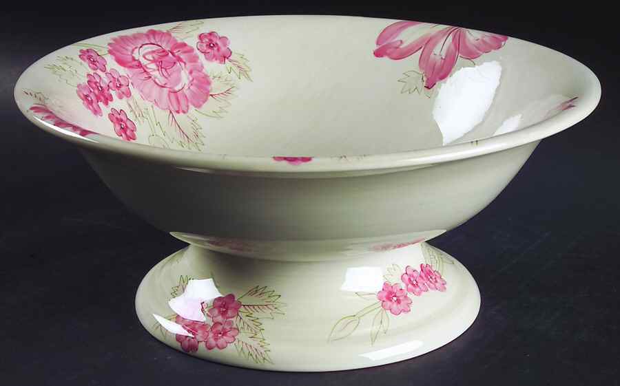Pink Sands Pedestal Bowl by Nautica-1