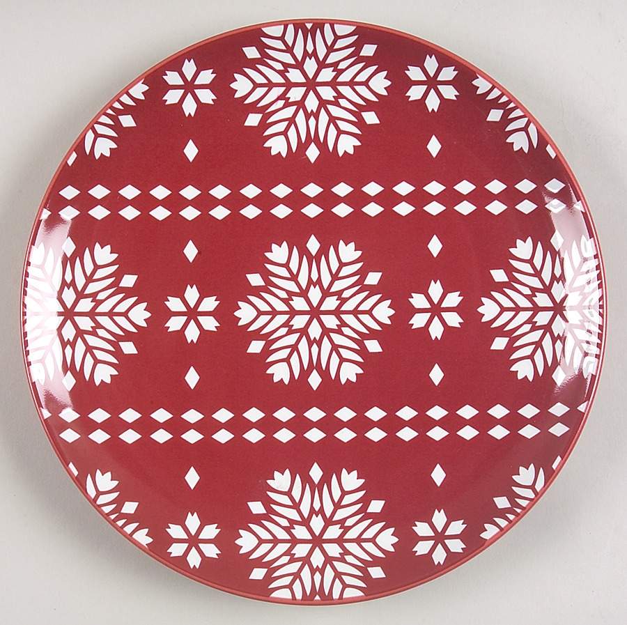 Colorwave Raspberry Holiday Salad Plate by Noritake-1