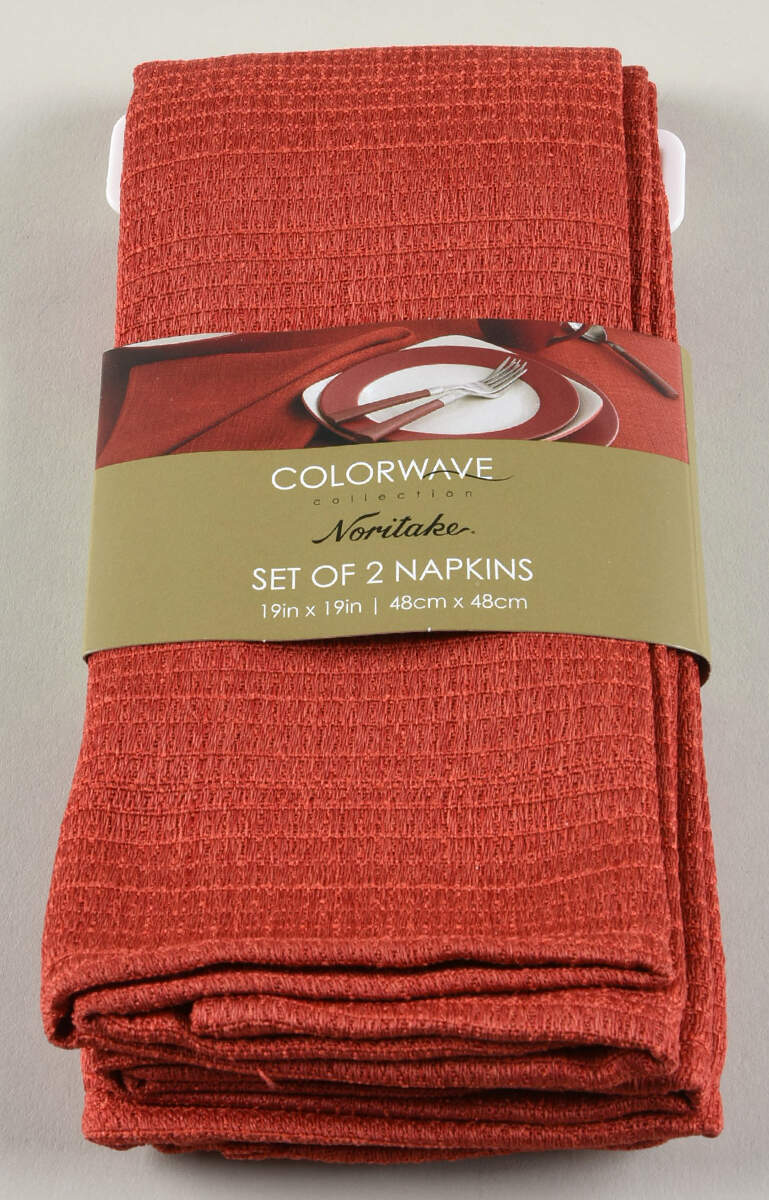Colorwave Raspberry Cloth Napkin - Set of 2 by Noritake-1