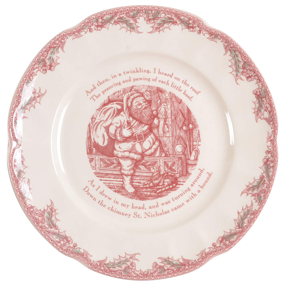 Twas the Night Before Christmas 12" Chop Plate (Round Platter) by Noble Excellence-1
