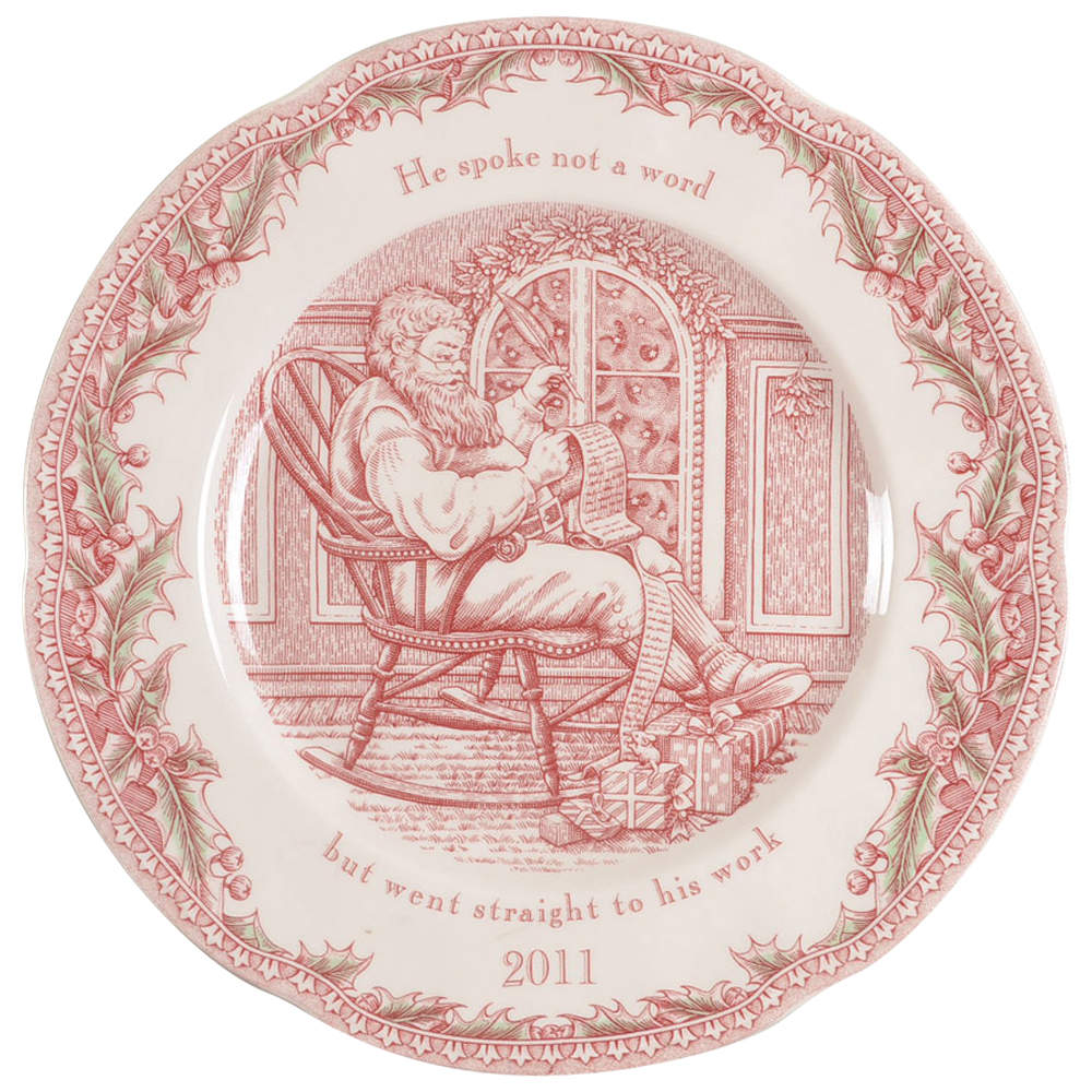 Twas the Night Before Christmas 2011 Collector Plate by Noble Excellence-1
