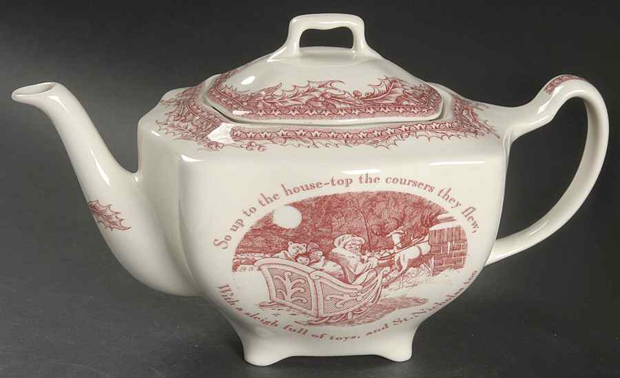 Twas the Night Before Christmas Teapot & Lid by Noble Excellence-1