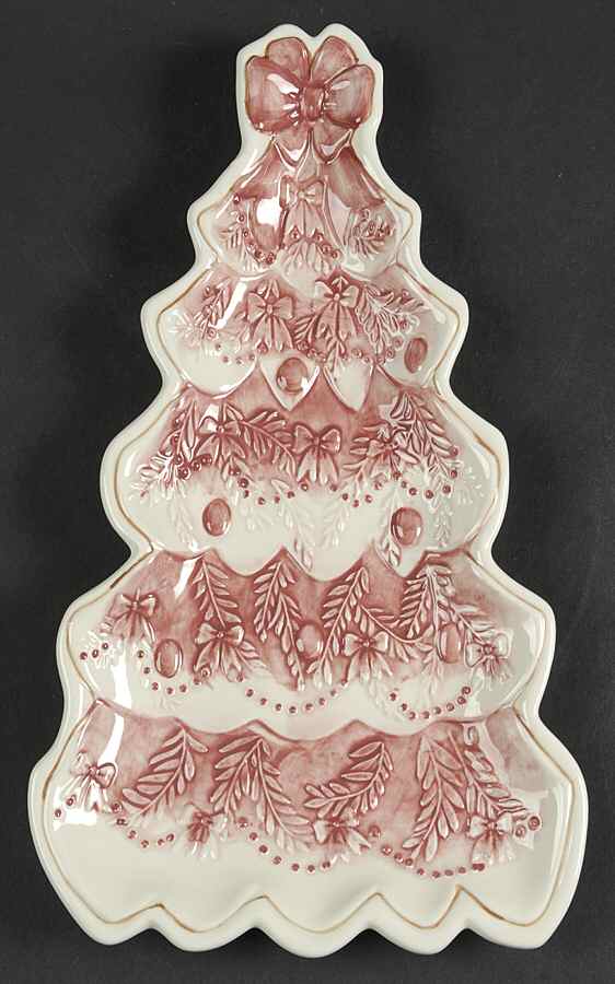 Twas the Night Before Christmas Tree Shaped Plate by Noble Excellence-1