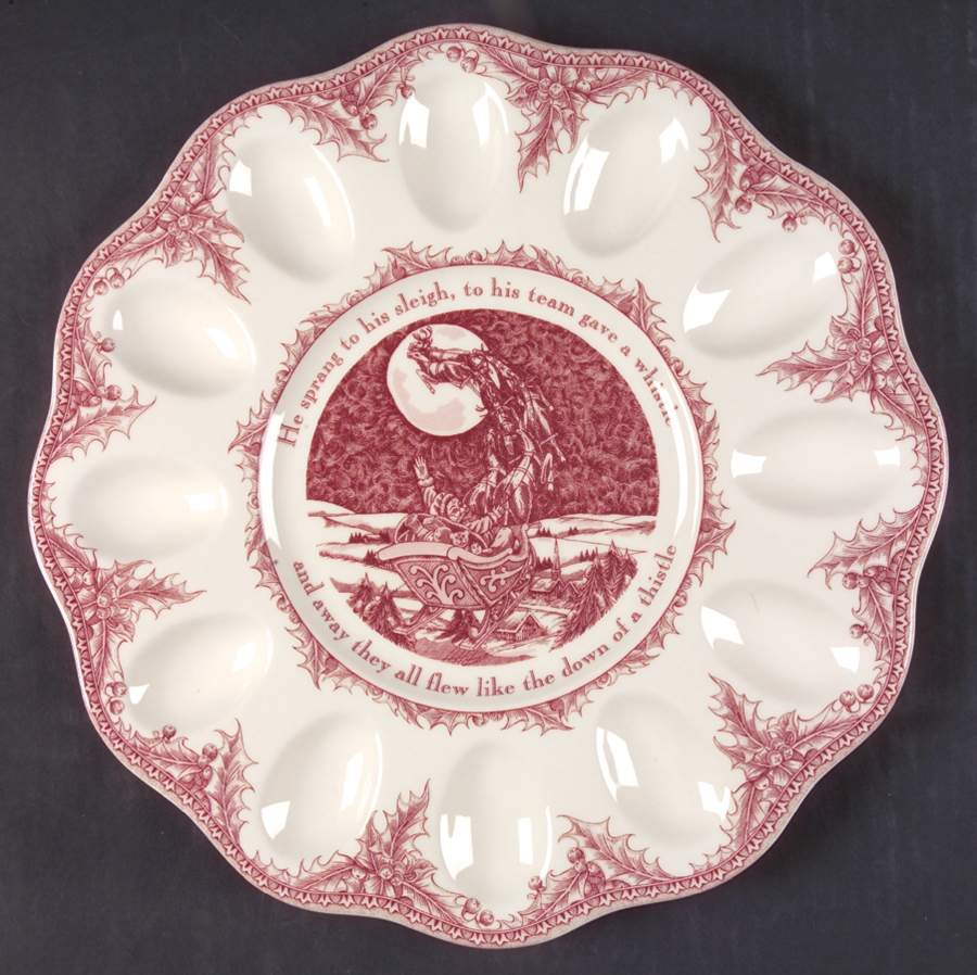 Twas the Night Before Christmas Deviled Egg Plate by Noble Excellence-1