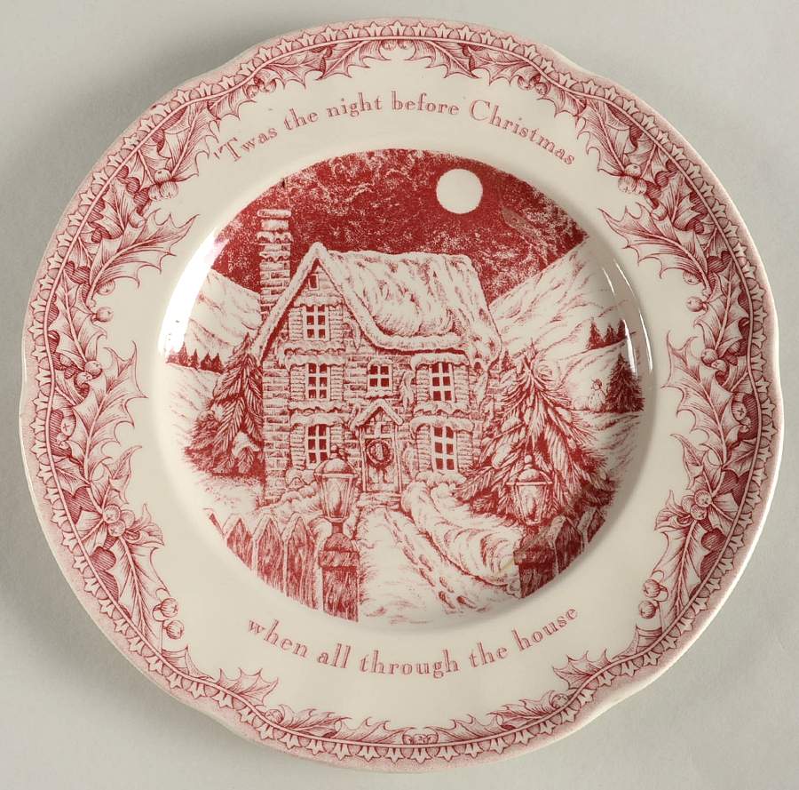 Twas the Night Before Christmas Dinner Plate by Noble Excellence-1