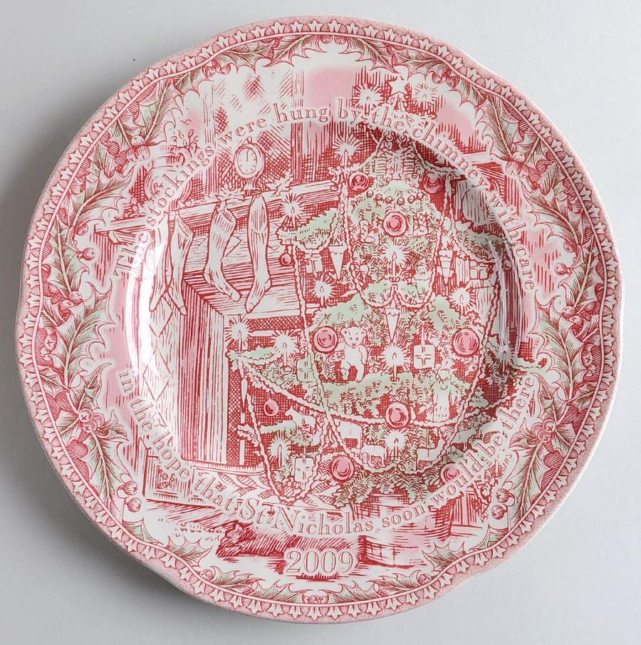 Twas the Night Before Christmas 2009 Collector Plate by Noble Excellence-1