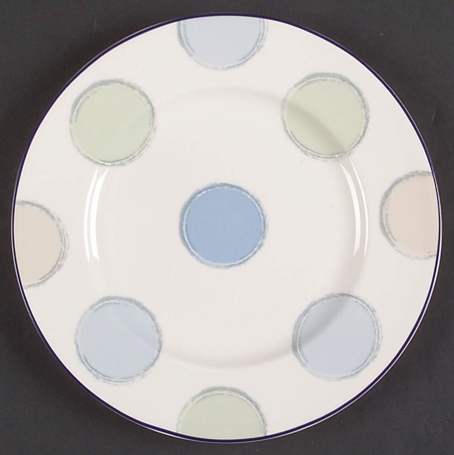 Java Blue Salad Plate by Noritake-1