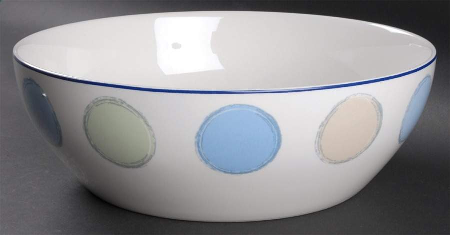 Java Blue 10" Large Salad Serving Bowl by Noritake-1
