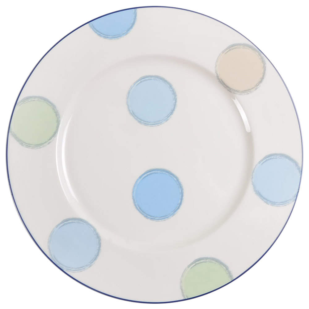 Java Blue Dinner Plate by Noritake-1